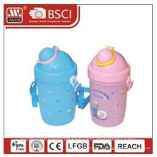 botella de plástico de los niños, botella de agua, botella de agua de los niños 0,4 L